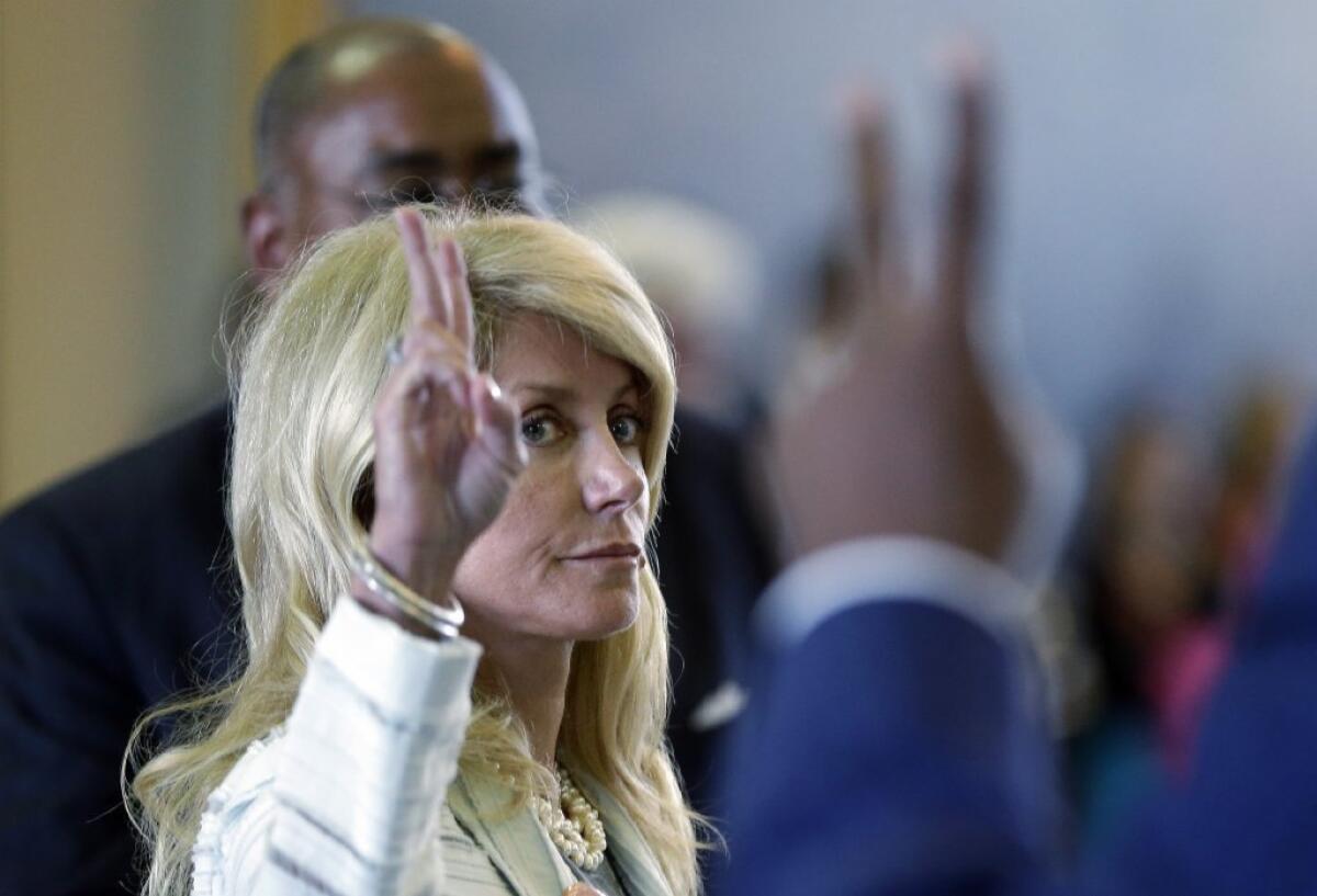A filibuster by Texas Sen. Wendy Davis aimed at blocking a state antiabortion bill was seen on a live stream and was the subject of intense debate online.
