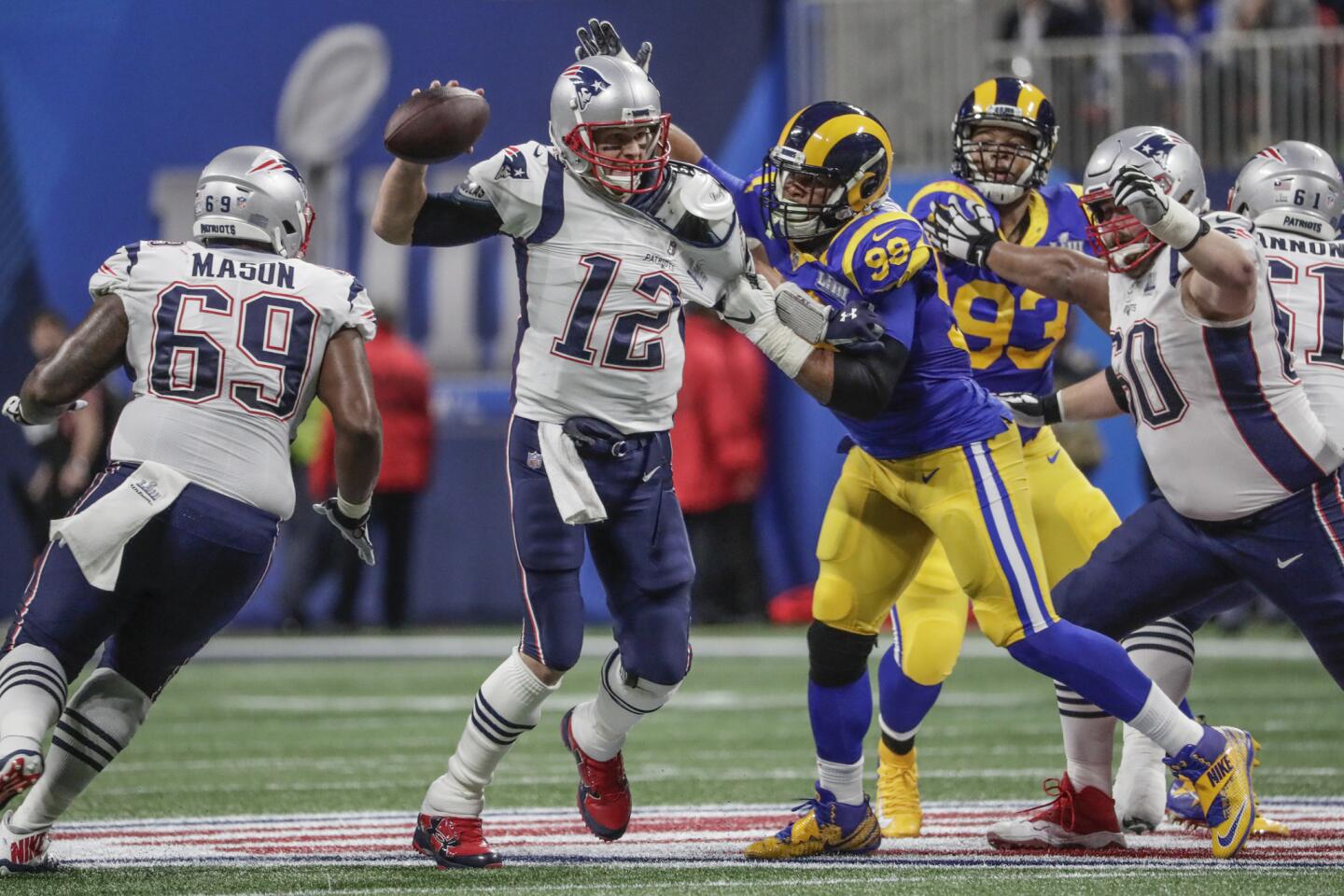 February 3, 2019 Atlanta, GA..Los Angeles Rams wide receiver JoJo Natson  #19 during the Super Bowl LIII between New England Patriots vs Los Angeles  Rams at Mercedes-Benz Stadium in Atlanta, GA on