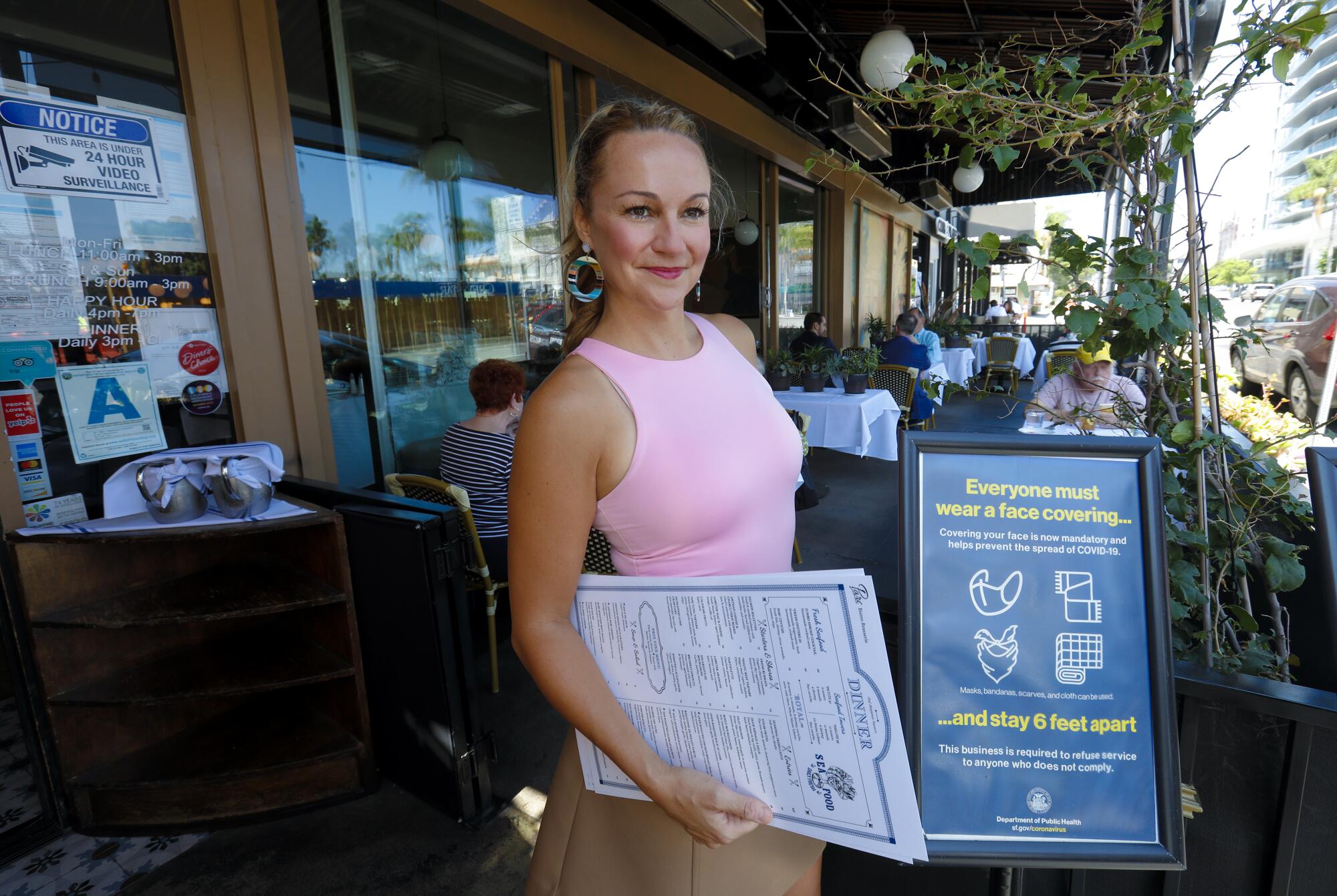 SAN DIEGO, CA - SEPTEMBER 25: Samantha Scholl, general manager for Parc Bistro-Brasserie.