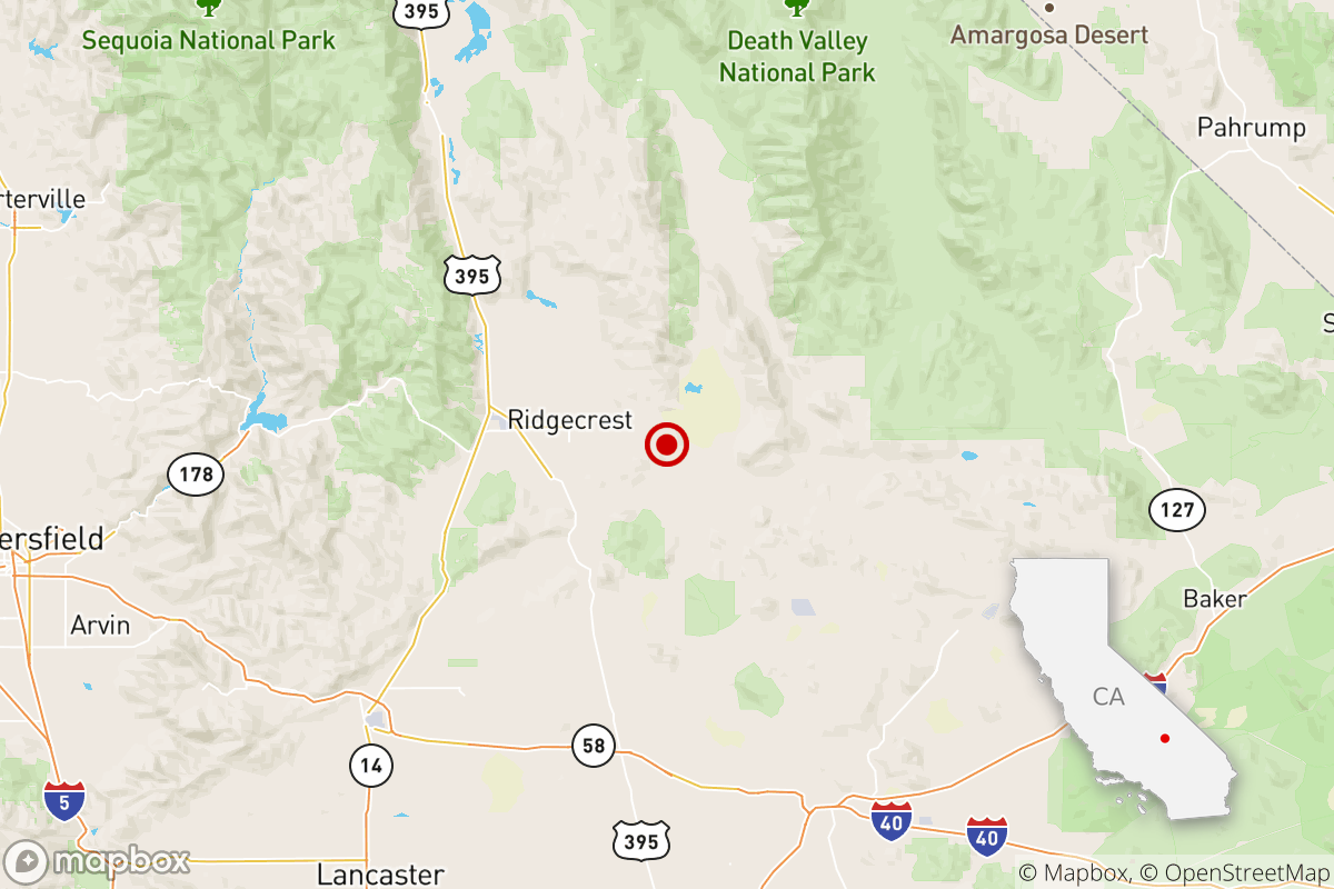 5.5 quake strikes near Ridgecrest, Calif.