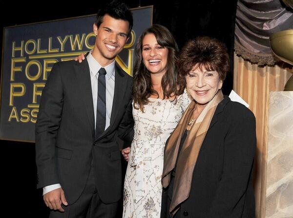 "Twilight" and "Abduction" actor Taylor Lautner, "Glee" actress Lea Michele and Aida Takla O'Reilly, president of the Hollywood Foreign Press Assn., are among those who attended the Presentation of Grants at the Hollywood Foreign Press Assn.'s 2011 Installation Luncheon at the Beverly Hills Hotel.