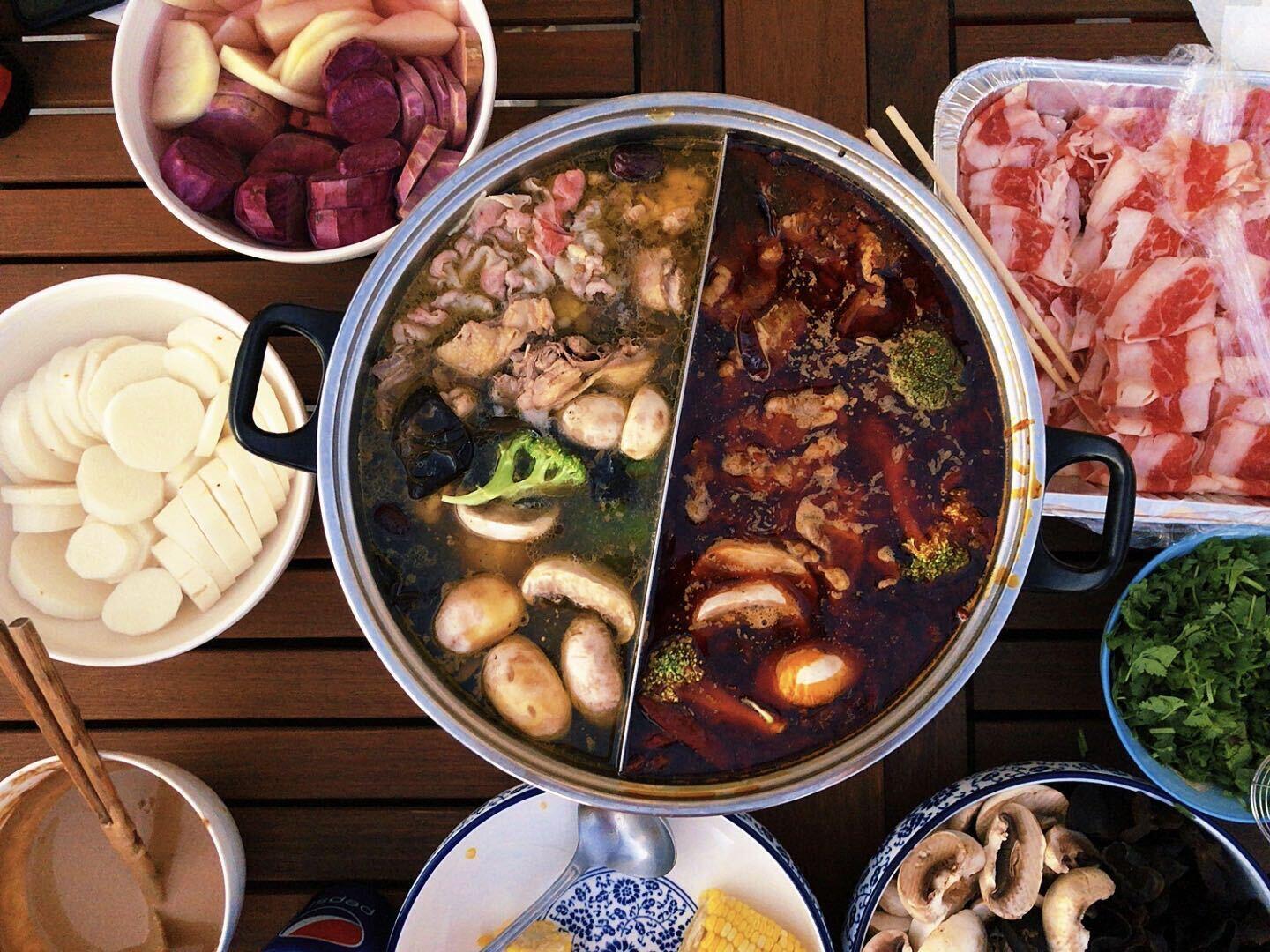 Asian Americans relish hot pot family ritual amid COVID-19 - Los Angeles  Times