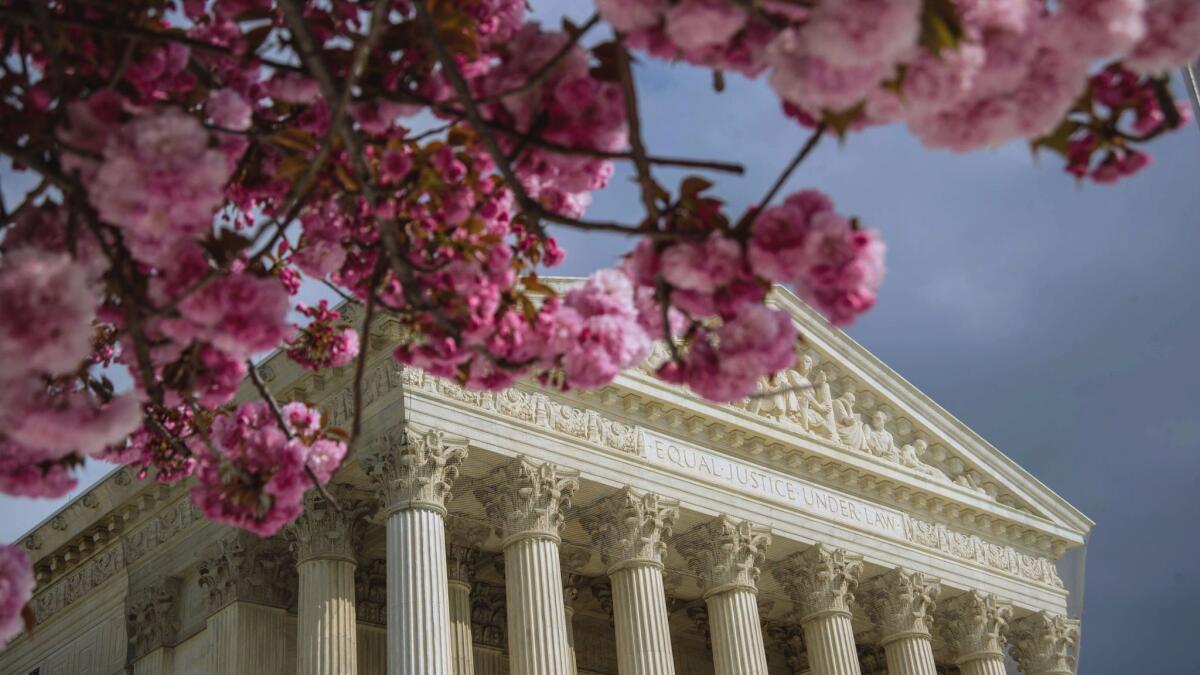 The U.S. Supreme Court building on Capitol Hill in Washington, DC.