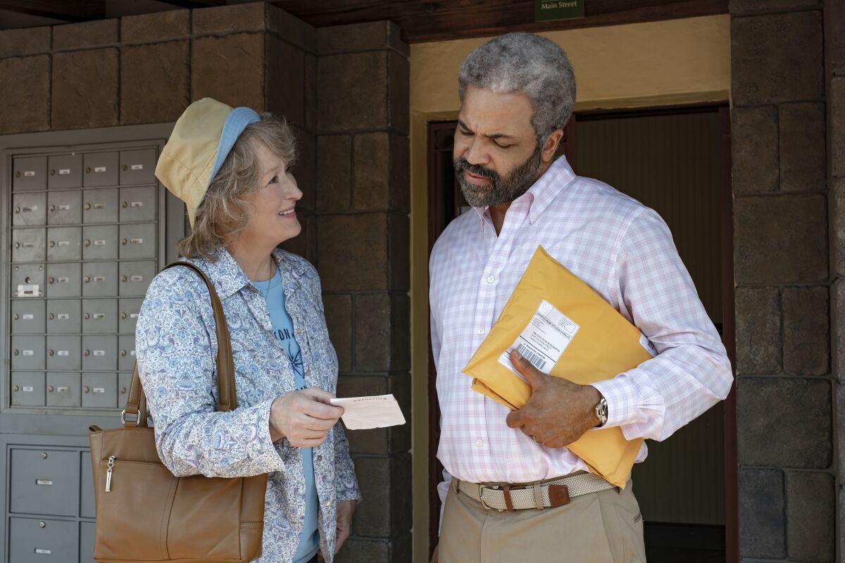 Meryl Streep and Jeffrey Wright star in "The Laundromat."