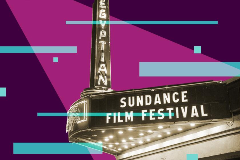 A theater marquee for the Sundance Film Festival
