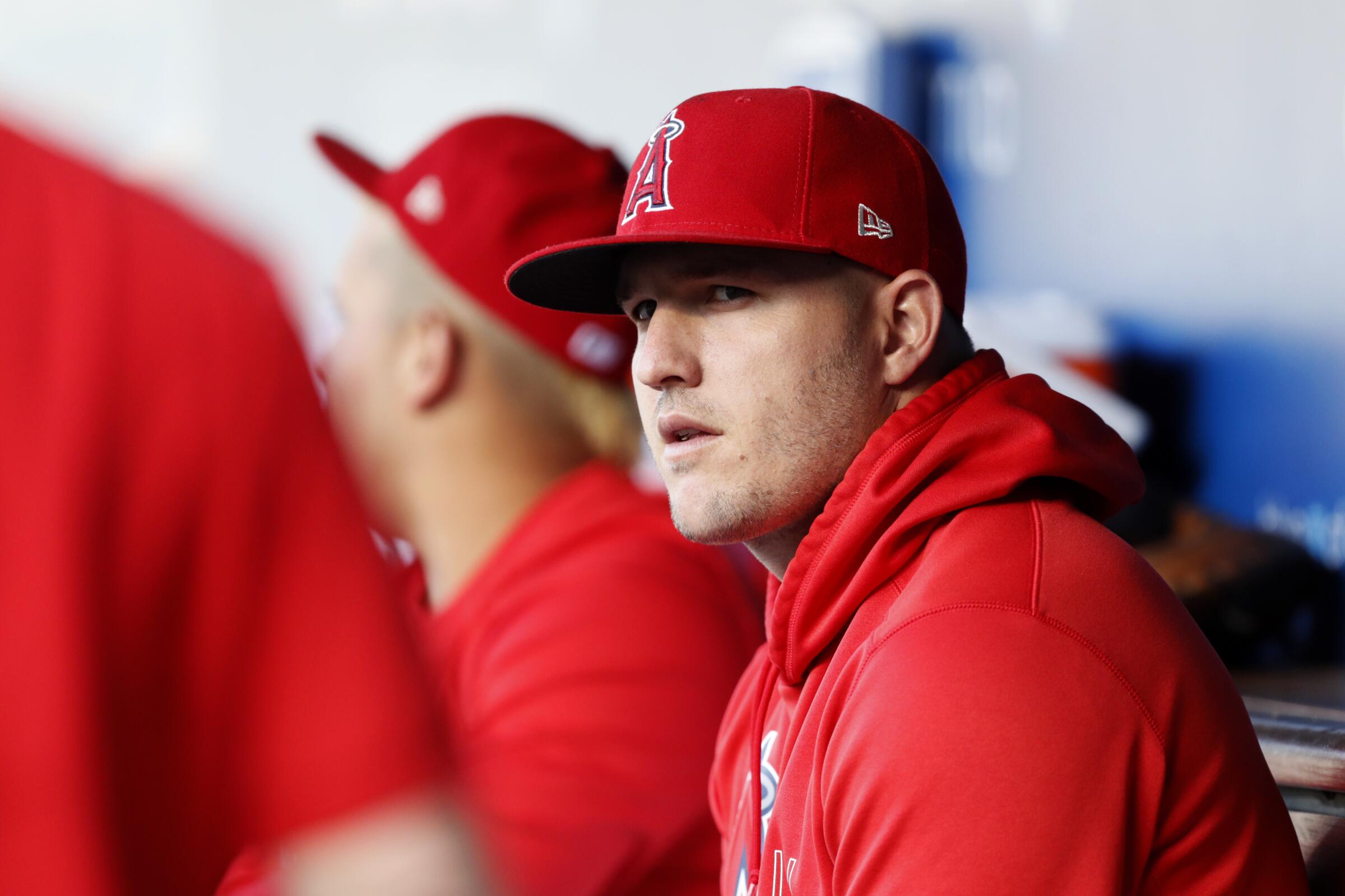 Los Angeles Angels - If you mustache us why Mike Trout is sporting