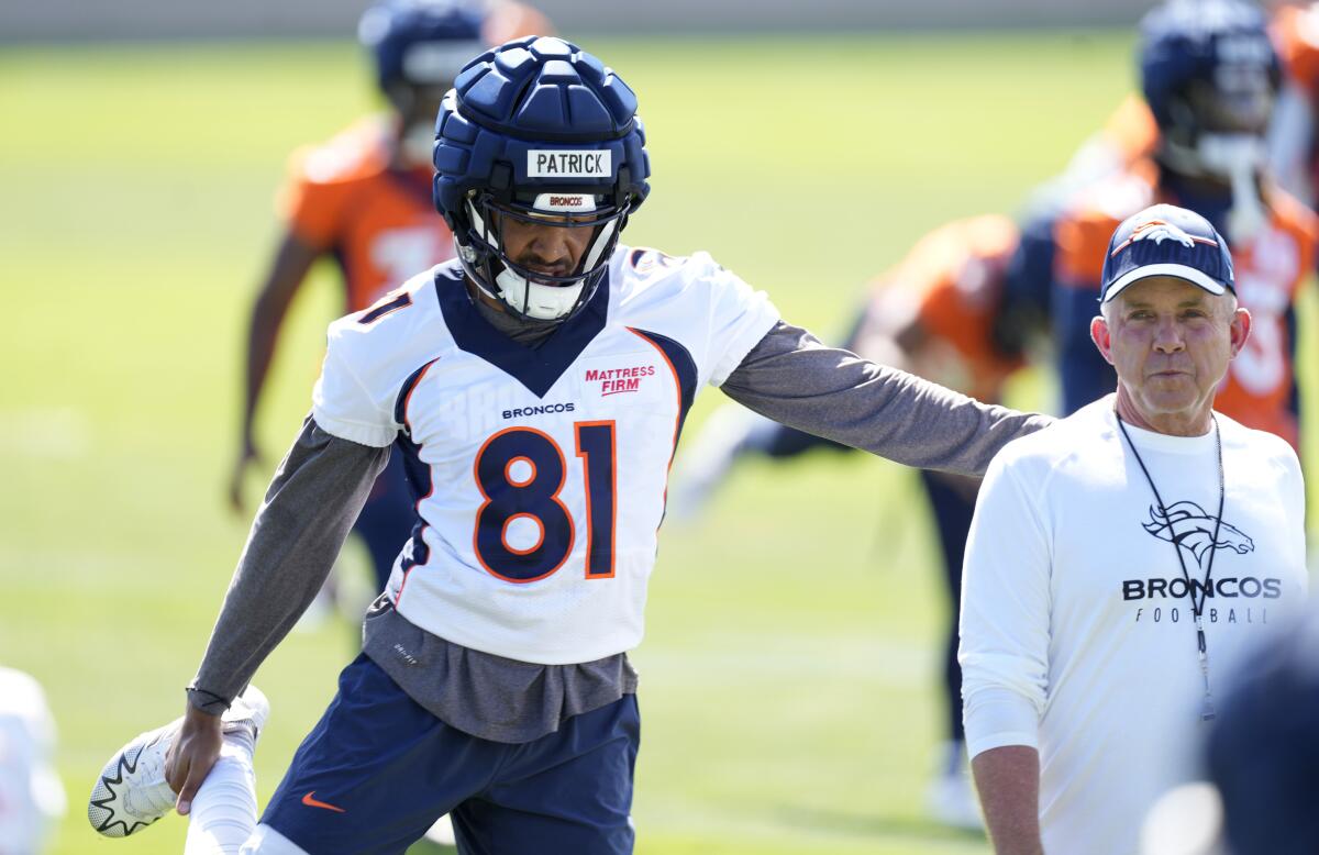 Broncos' deep receiving corps takes a big hit with the loss of Tim Patrick  and KJ Hamler - The San Diego Union-Tribune