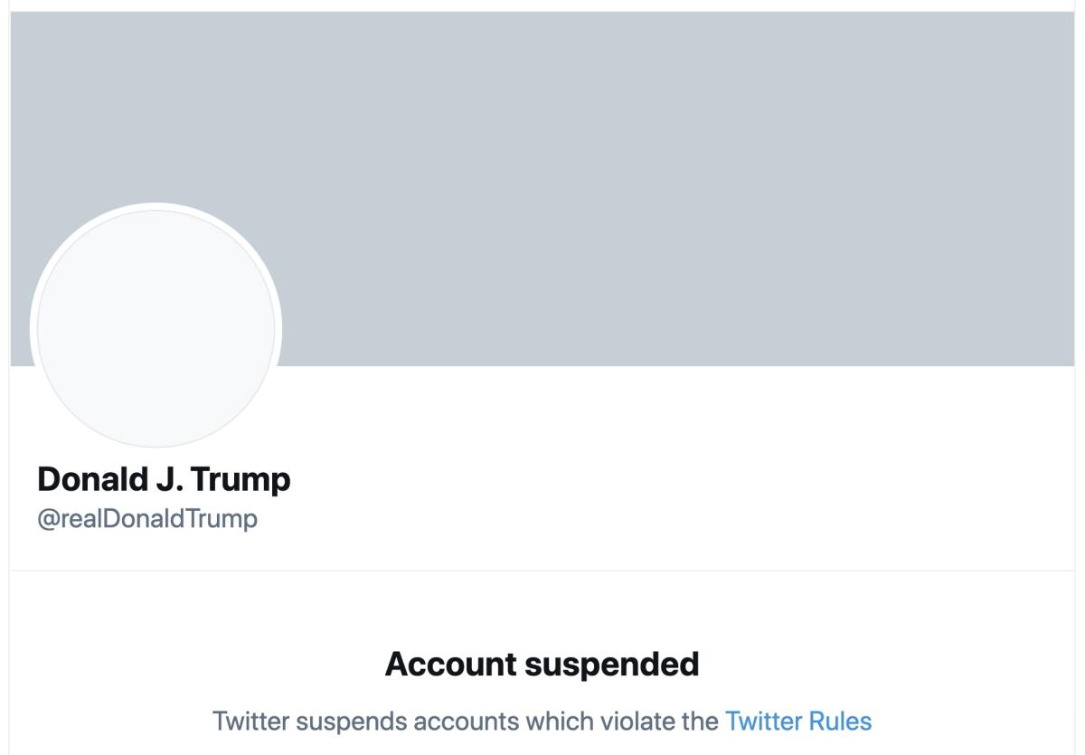 Twitter bans Trump, to the relief of millions.