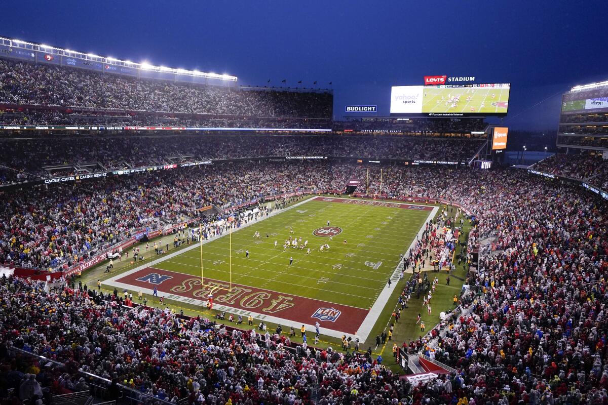 Levi's Stadium where the San Francisco 49ers play.  (AP Photo/Godofredo A. Vásquez)