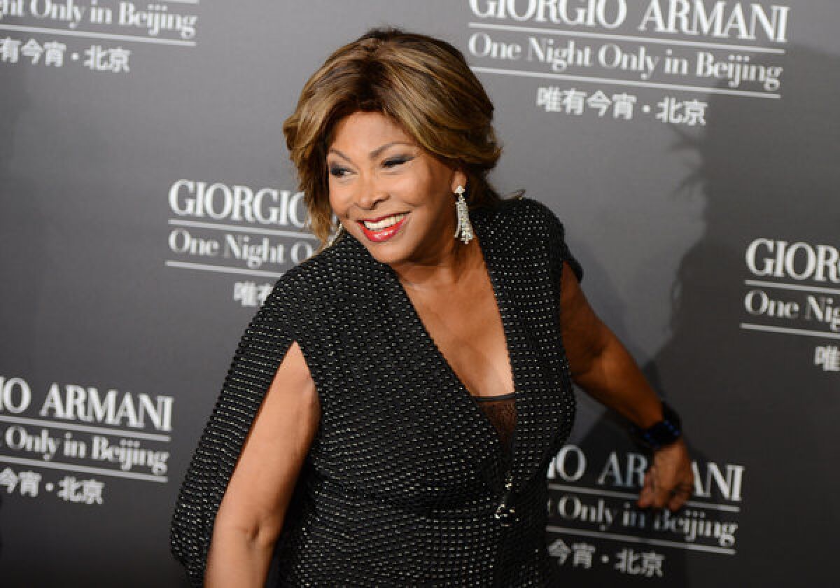 Singer Tina Turner on May 31, 2012. The singer has married longtime partner Erwin Bach.