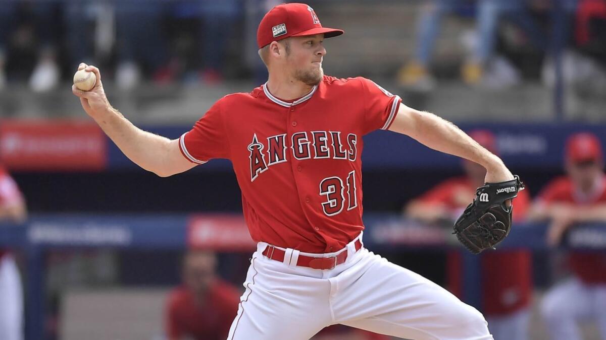 Angels reliever Ty Buttrey is on pace to make 74 appearances and pitch 80 inning this season.