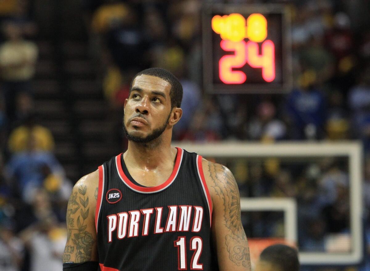 Portland's LaMarcus Aldridge, selected No. 2 overall by the Chicago Bulls in the 2006 draft, could be a free agent target of the Lakers this summer.