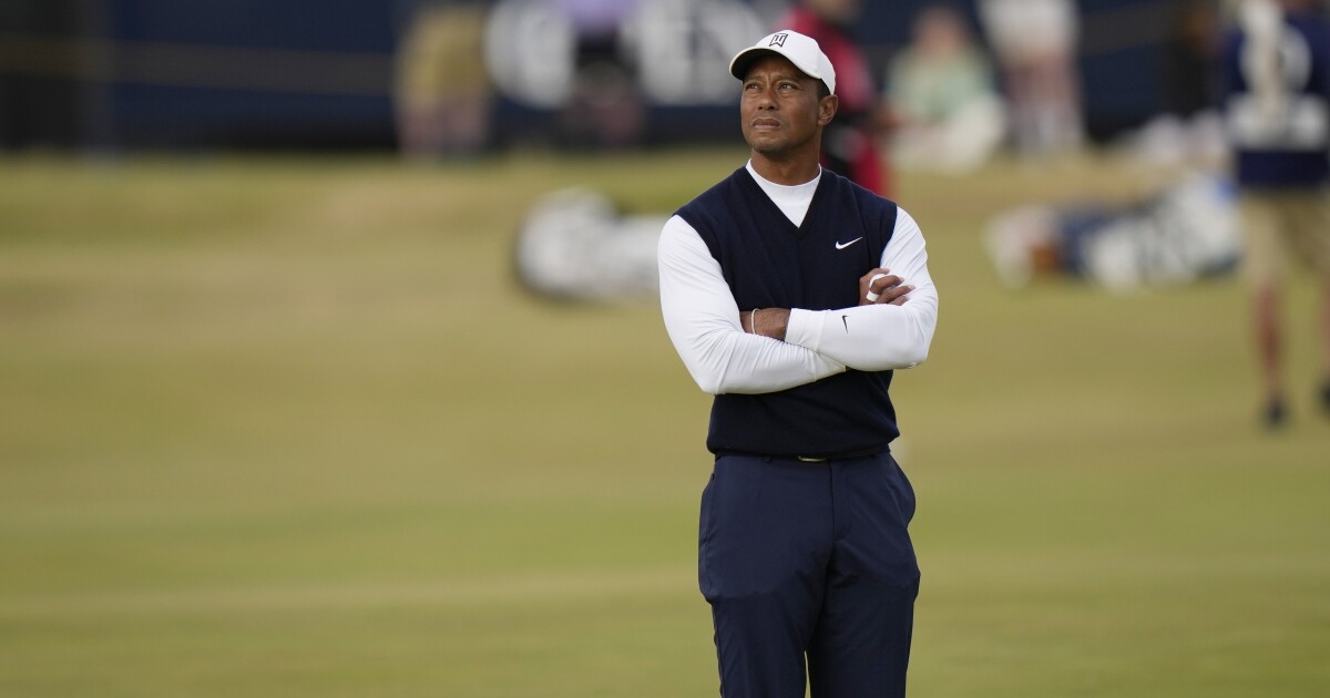 Tiger Woods risque de manquer son cut au British Open