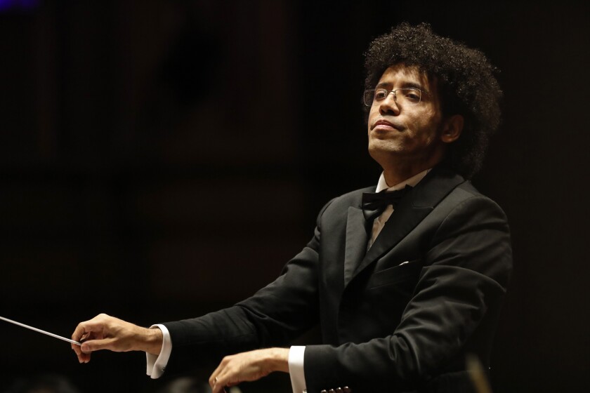 Rafael Payare, the San Diego Symphony's new music director, conducts his opening concert, kicking off the symphony's fall season on Saturday night at Copley Symphony Hall in downtown San Diego. 