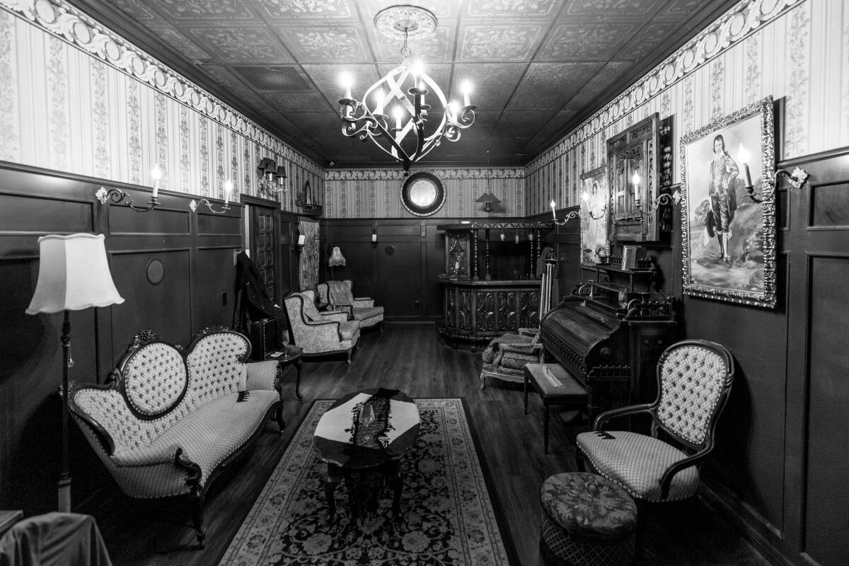 A view of one of many rooms at the Ministry of Peculiarities.