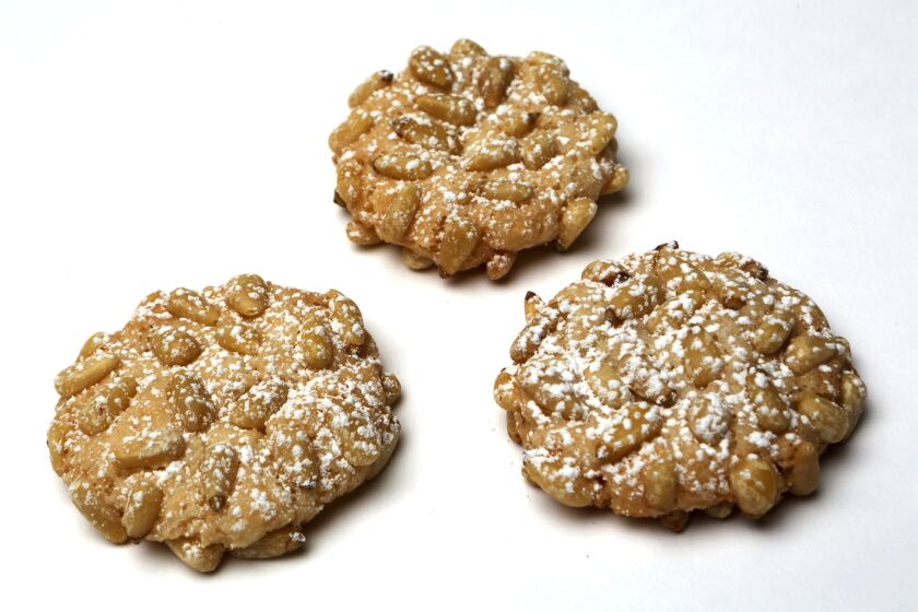 Italian pignoli cookies made by Gail Field.
