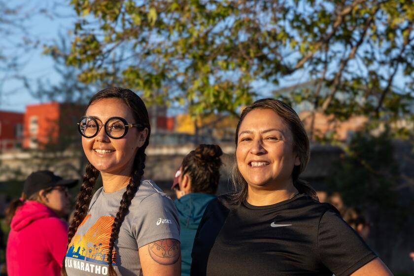 Jo Anna Mixpe Ley and Raquel Roman, co-founders of Running Mamis