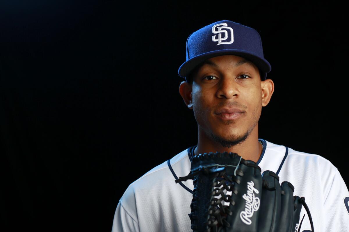 San Diego Padres pitcher Jose Torres.