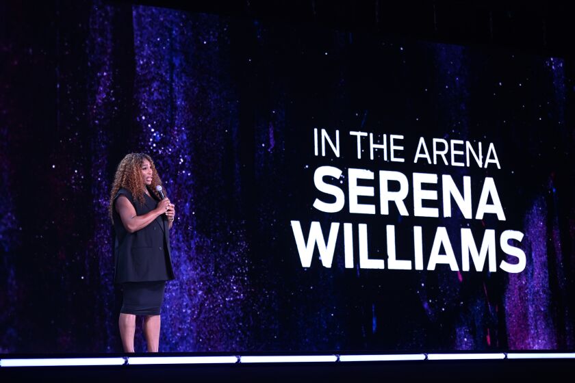 DISNEY UPFRONT 2023 - 5/16/23 Disney hosted its annual Upfront 2023 presentation at North Javits Center in New York City on Tuesday, May 16, 2023. (Disney General Entertainment/Jennifer Pottheiser) SERENA WILLIAMS