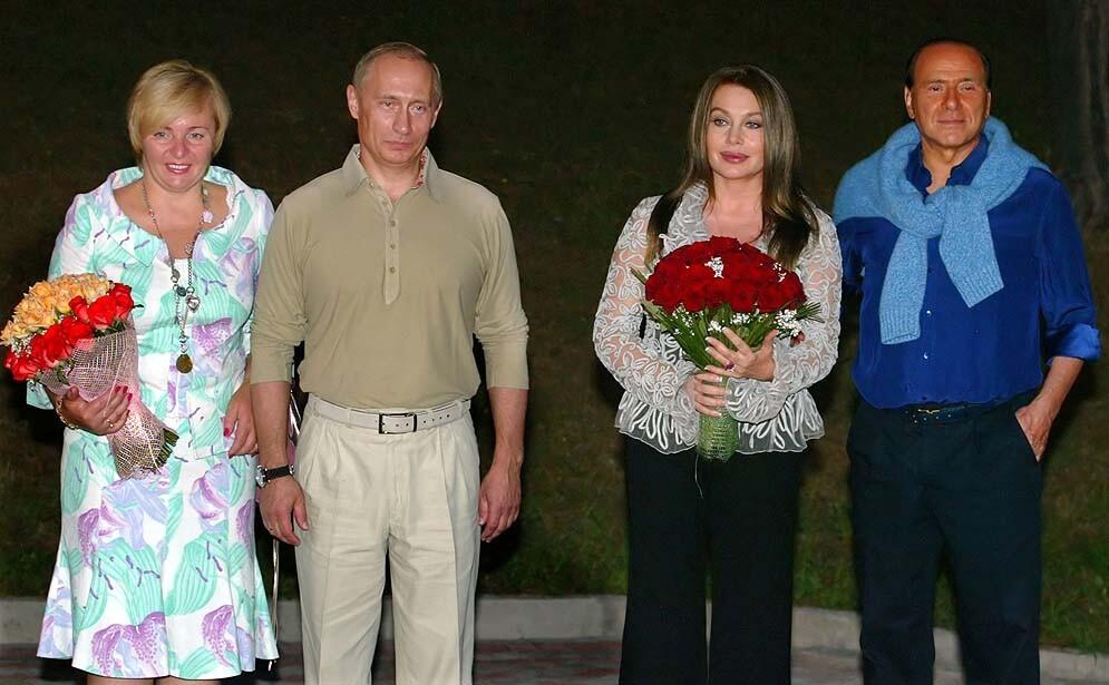 Russiand and Italian first couples