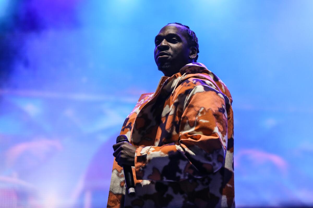 The Clipse's Pusha T performs at Camp Flog Gnaw.