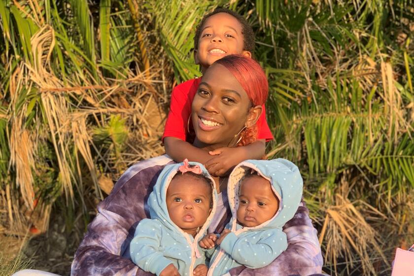 Ashely Wells and her children William, Arya and Wynter