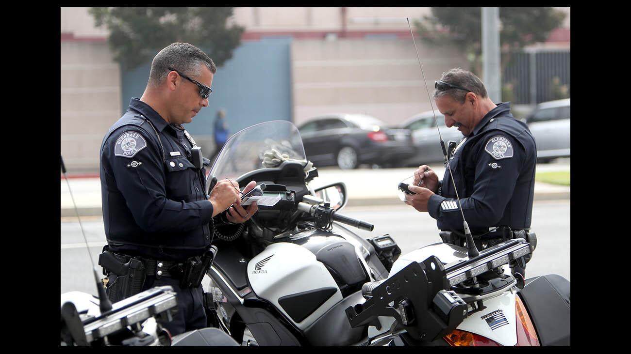 Photo Gallery: Glendale PD speed enforcement on Brand Blvd.