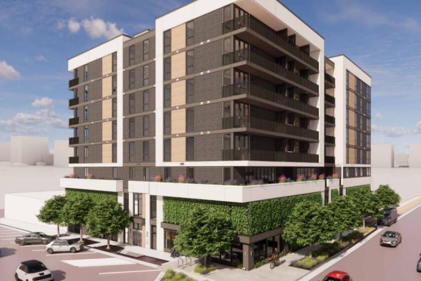 A developer has asked to change the hotel rooms to apartments in this building proposed for 712 Seagaze Drive