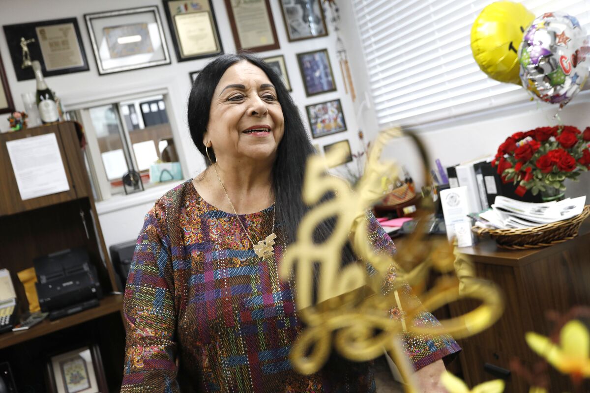 Rachael Ortiz, executive director of Barrio Station, celebrated the organization's 50th anniversary recently. The nonprofit focuses on providing programs to keep kids out of gangs and drugs. Ortiz is an icon in the community and has lead the organization since it was founded.