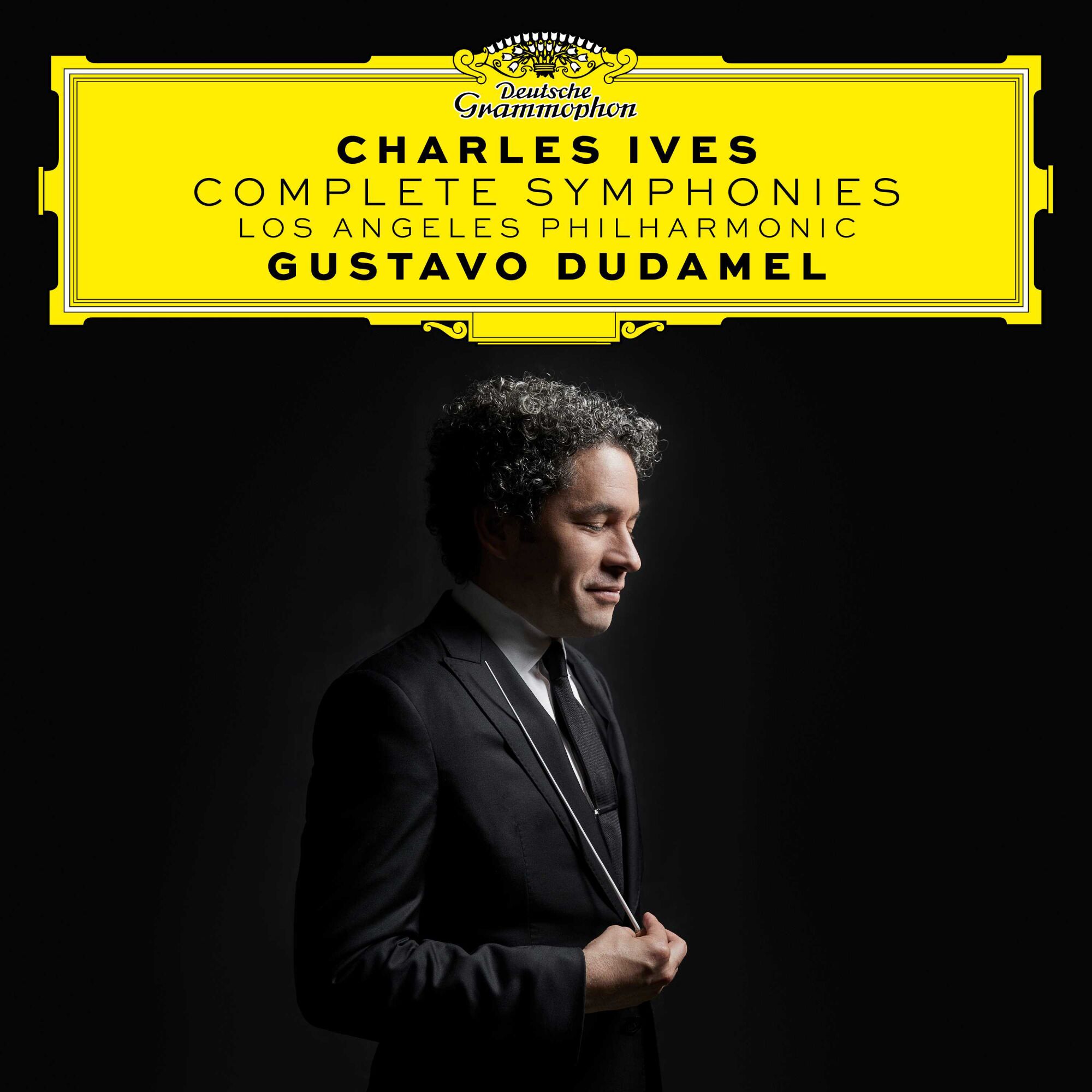 A CD of Charles Ives' complete symphonies, conducted by Gustavo Dudamel