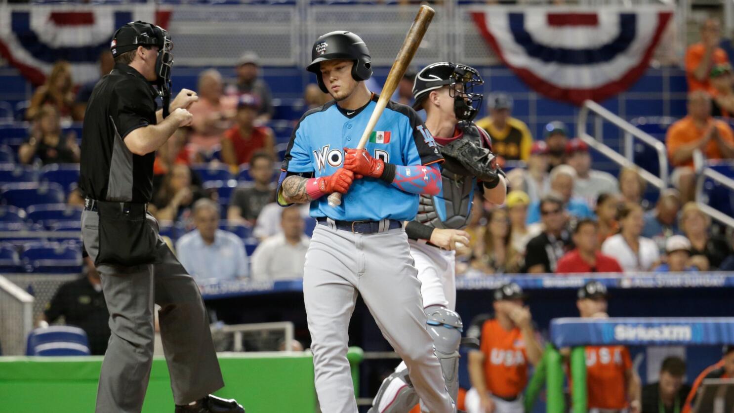 Alex Verdugo Team Issued 2019 Home Postseason Jersey