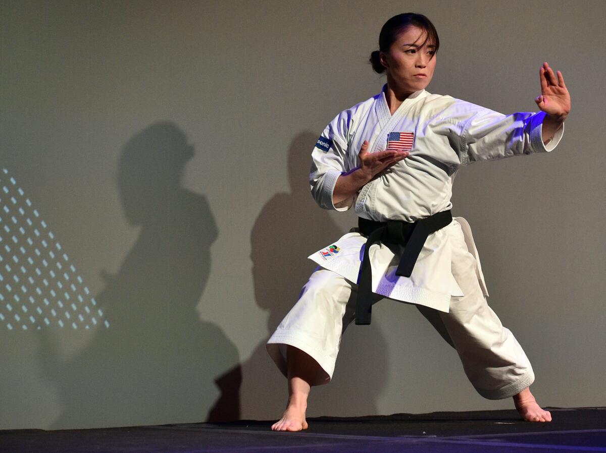 Karateka Sakura Kokumai.