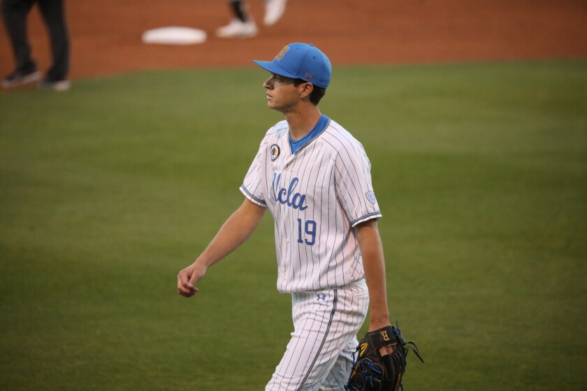 UCLA pitcher Jared Karros.