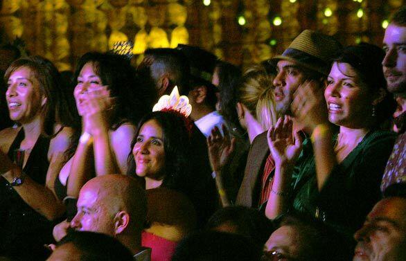 New Year's celebration at LA Live .