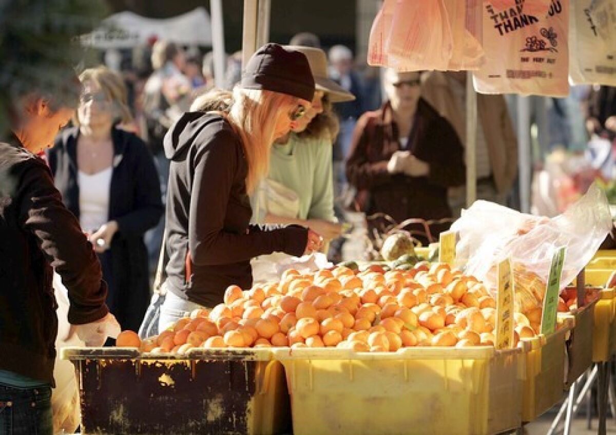Visit the farmers market with chef Greg Murphy during the Santa Barbara Culinary Experience in mid-March.