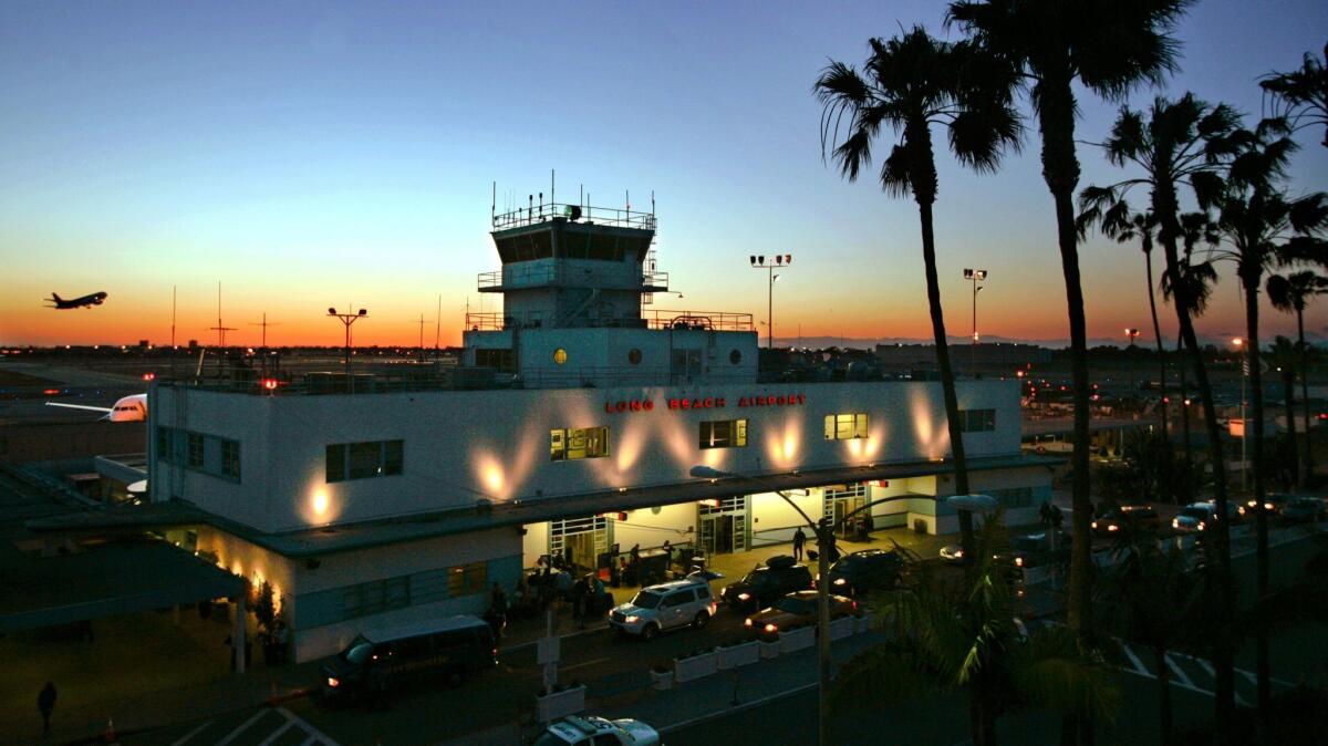 The historic terminal at Long Beach Airport. Hawaiian Airlines will begin operating nonstop daily flights between Long Beach and Honolulu.