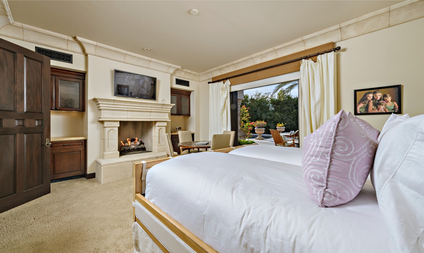 The Mediterranean villa is found in La Quinta's exclusive Madison Club community.