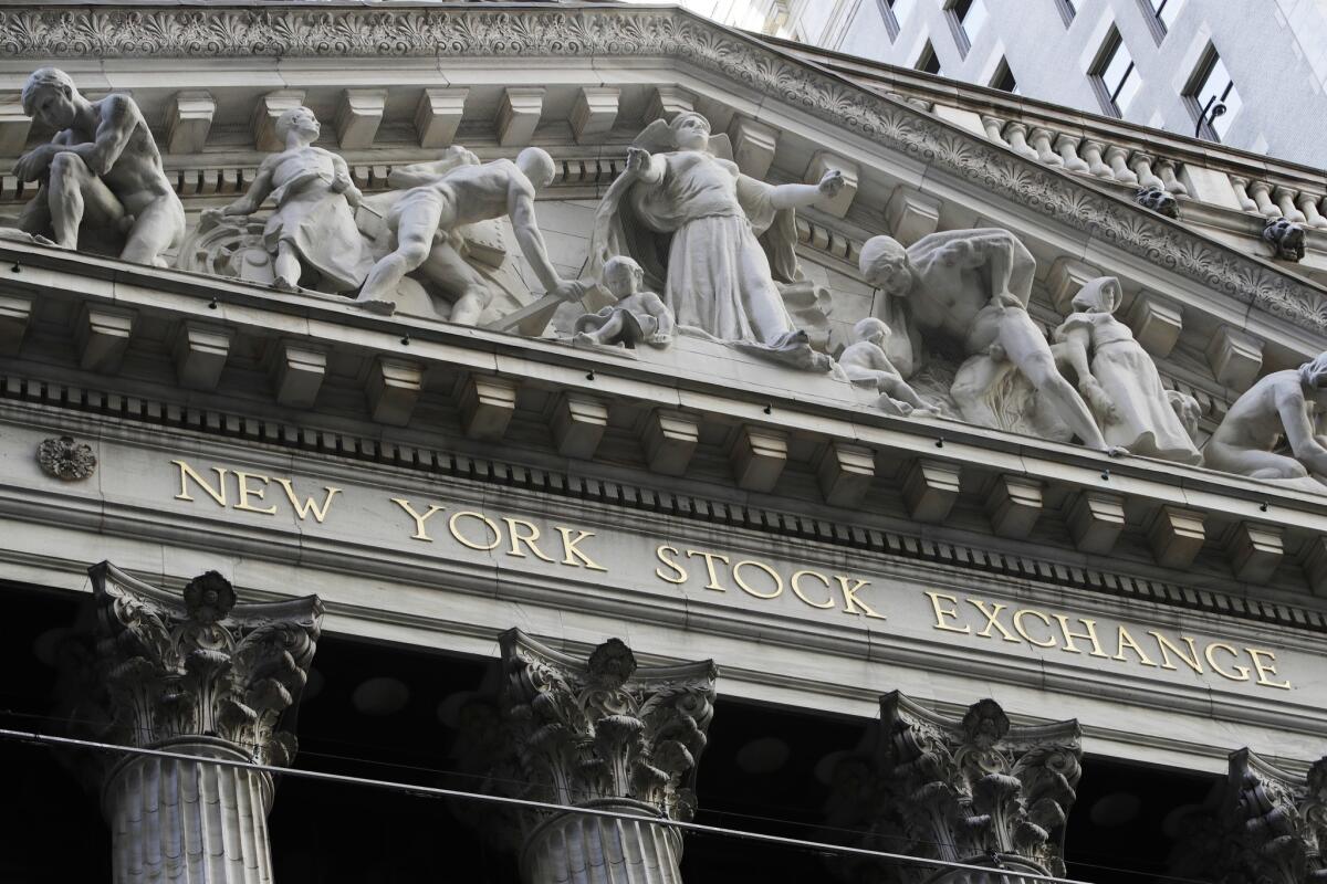 The New York Stock Exchange.