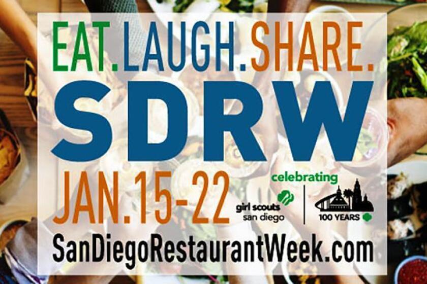 During San Diego Restaurant Week, nearly 200 participating eateries will offer specially priced, prix-fixe menus for lunch and dinner.