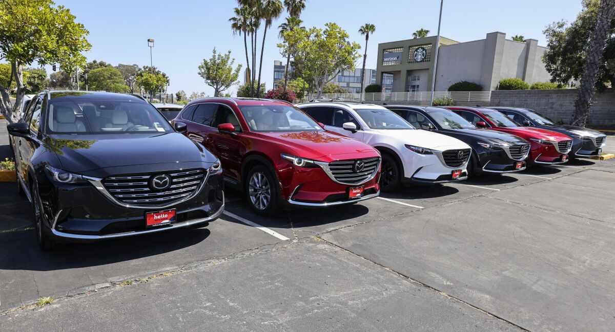 New and used cars for sale at Hello Mazda in San Diego.