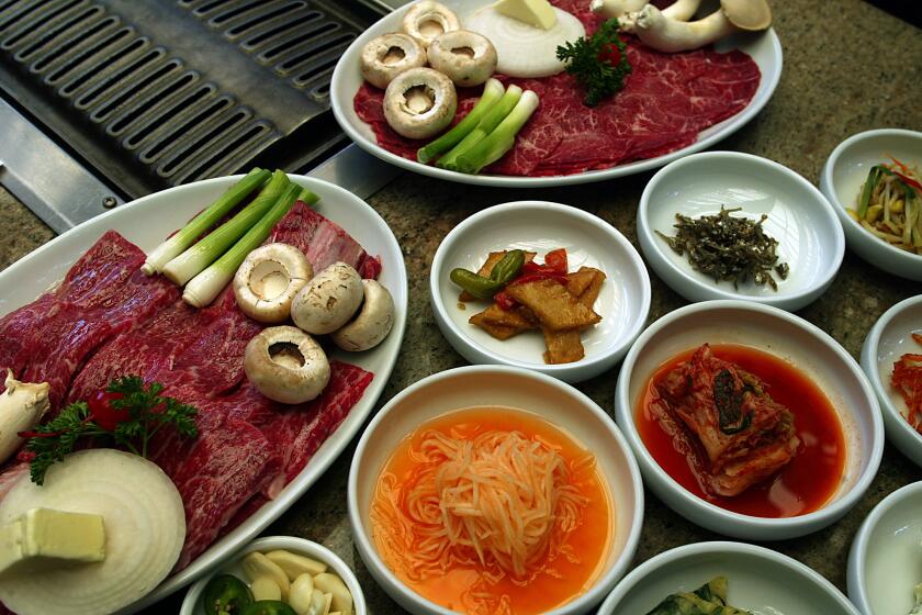 Short ribs, Korean style (Kalbi)