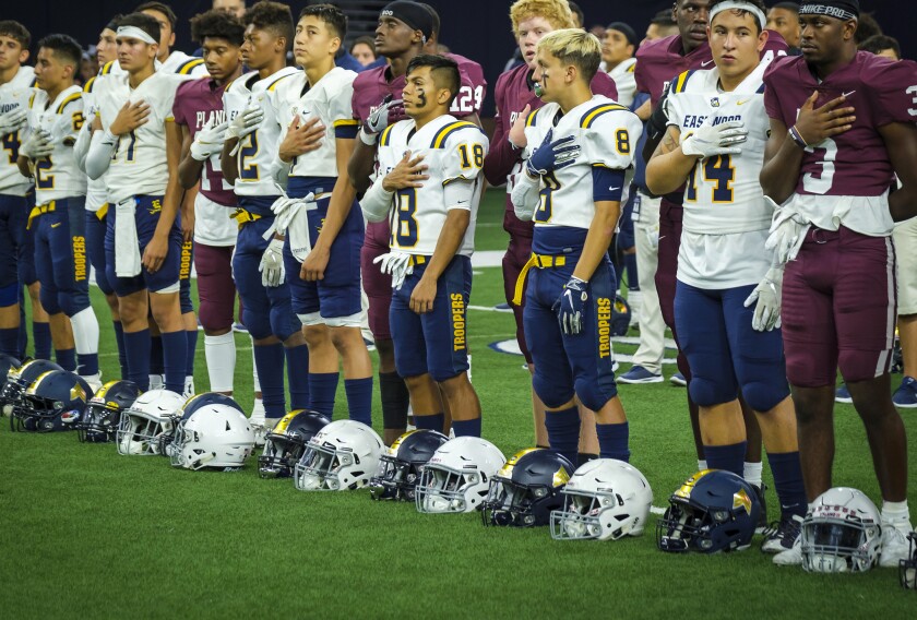 El Paso S Eastwood High Travels To Shooter S Backyard To Play Football Los Angeles Times