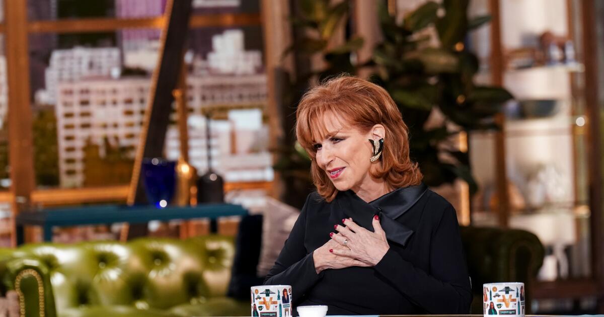 Joy Behar temporarily steps back from 'The View,' as she takes her play to London