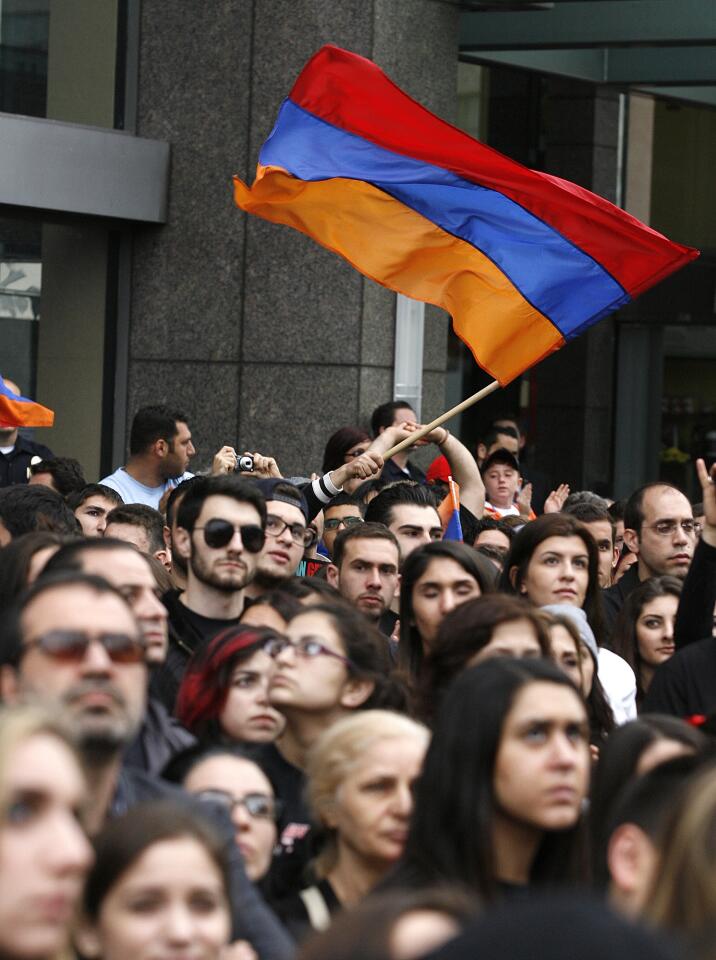 Photo Gallery: Armenian protest at Turkish Consulate to end genocide denial