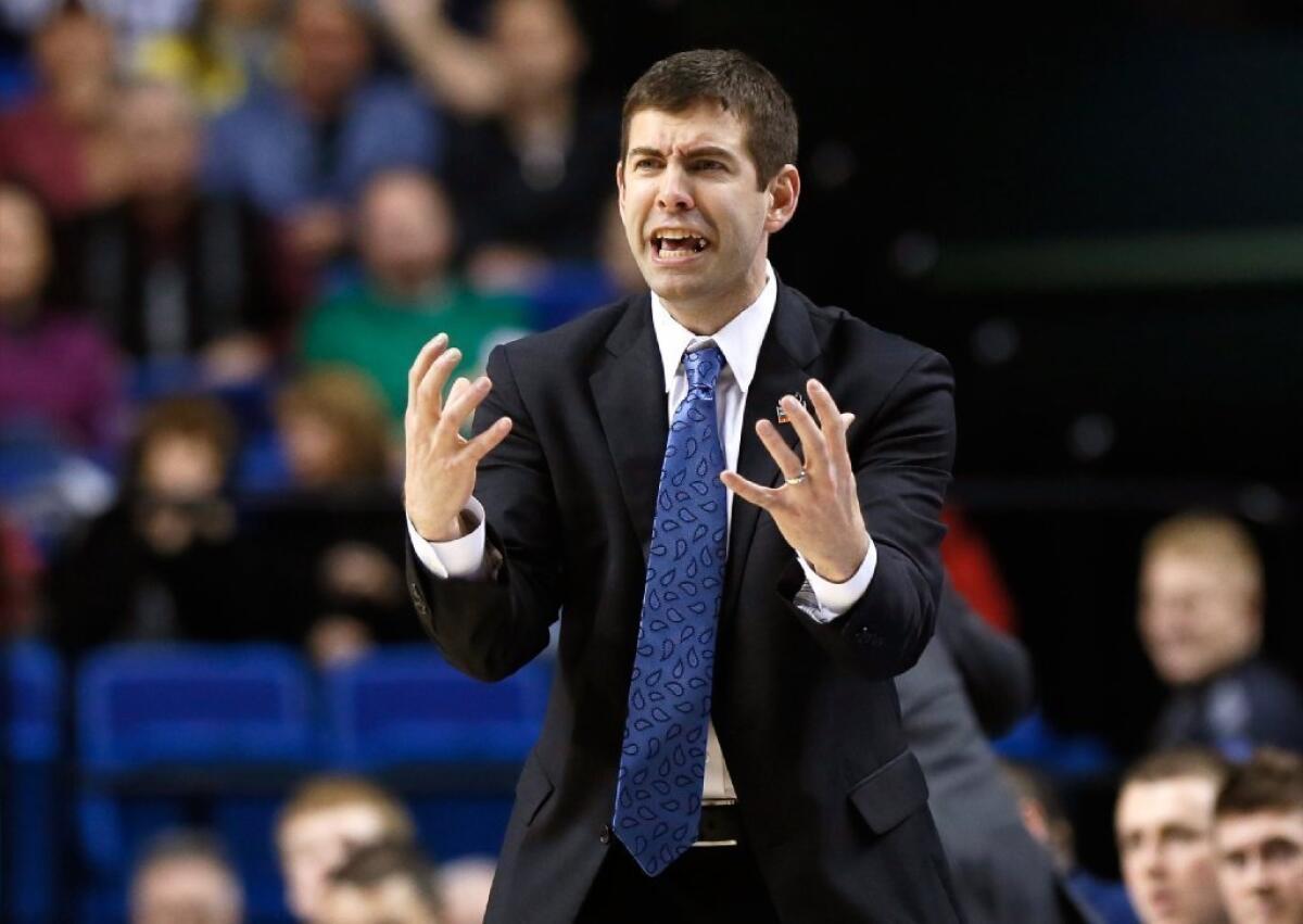 Butler Coach Brad Stevens is on the minds of UCLA officials, sources say.