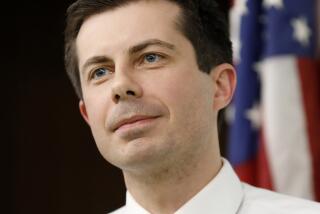 2020 Democratic presidential candidate South Bend Mayor Pete Buttigieg speaks during a town hall meeting, Tuesday, April 16, 2019, in Fort Dodge, Iowa. (AP Photo/Charlie Neibergall)