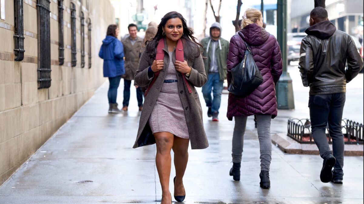 Mindy Kaling in the movie "Late Night."
