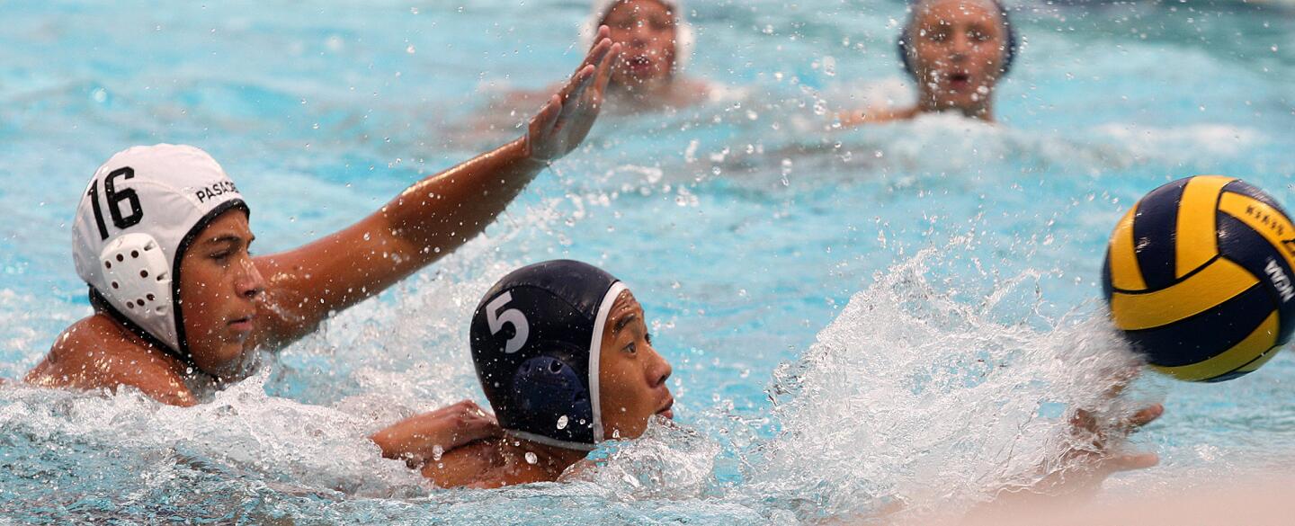 Photo Gallery: Pacific League prelim boys water polo Crescenta Valley v. Pasadena