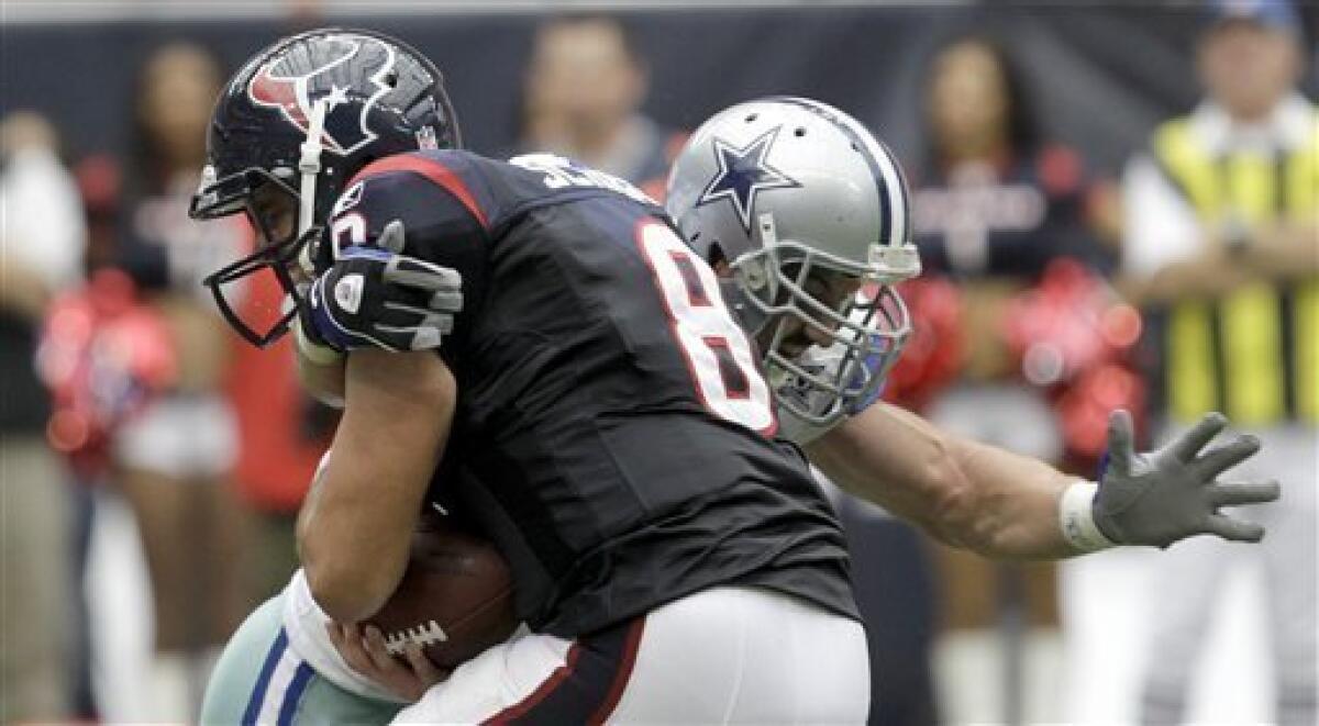 Houston Texans: Last defeated the Dallas Cowboys in 2002