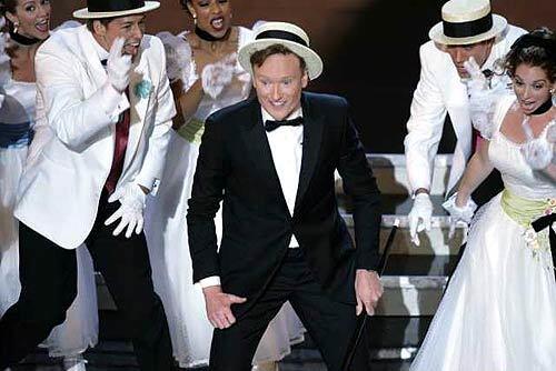 Conan O'Brien's fun and funny helmsmanship of Sunday's 58th Annual Primetime Emmy Awards telecast was downright Crystal-worthy.